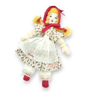 Becky Thatcher Book Shop Doll Hannibal, MO Handmade Tom‎ Sawyer Mark Twain